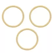 Closed rings 10x0.8 mm - 304 Gold stainless steel x10