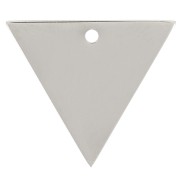 15x13mm 316L Stainless Steel Triangle Charm x1|raw }}