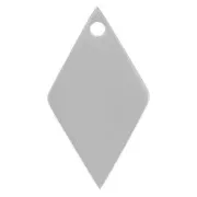 15x8mm Stainless steel 316L rhombus charm x1