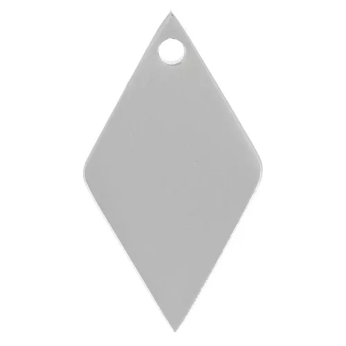 15x8mm Stainless steel 316L rhombus charm x1