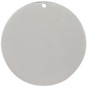 25mm 316L Stainless Steel Round Pendant x1
