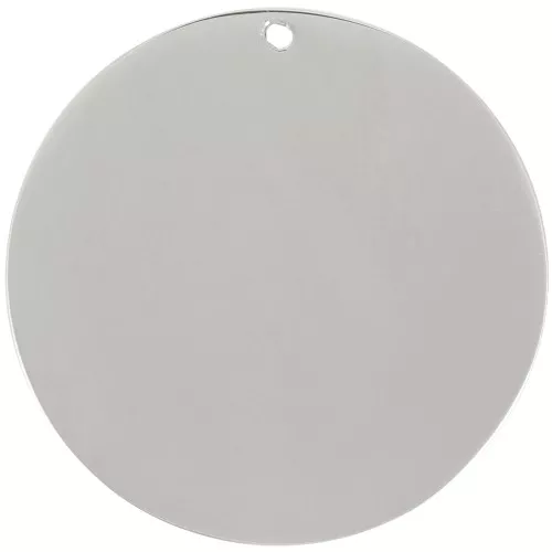 25mm 316L Stainless Steel Round Pendant x1