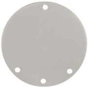 20mm 316L Stainless Steel Round 3-hole Pendant x1|raw }}