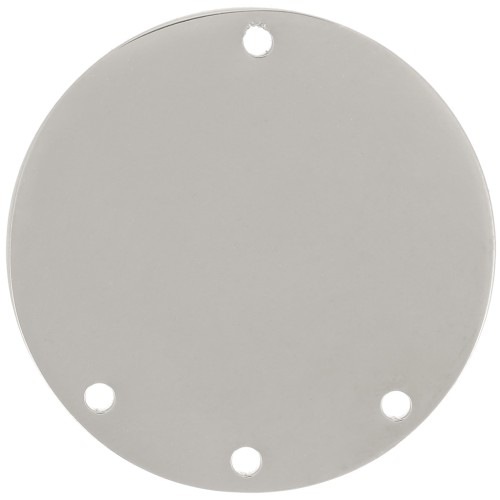 20mm 316L Stainless Steel Round 3-hole Pendant x1