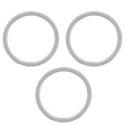 10x0.8mm 316L Stainless Steel Closed jump Rings x10|raw }}