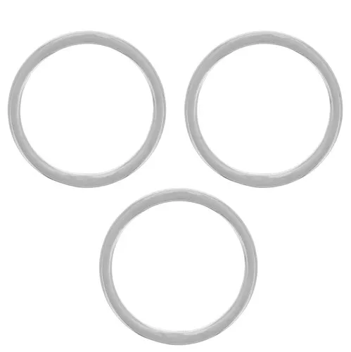 10x0.8mm 316L Stainless Steel Closed jump Rings x10