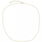 1.6mm Stainless steel 316L cable mesh choker - Gold Tone x48cm