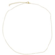 1.8mm 316L Stainless Steel Rombo Mesh Choker - Gold Tone x48cm|raw }}