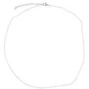 1.8mm Stainless steel 316L Rombo mesh choker x48cm