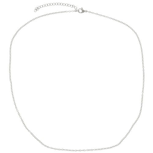 1.2mm 316L stainless steel cable mesh choker x48cm