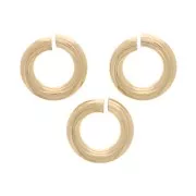 3.5x0.76mm Open Jump rings - Gold filled x10