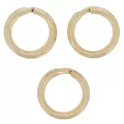 7.2x1mm Double rings - Gold filled x5