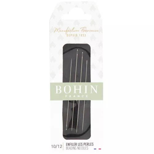 Bead threading needles - Bohin - N°10 and N°12 x4