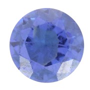 4mm Zirconium Oxide Round Cabochon - Tanzanite x1|raw }}