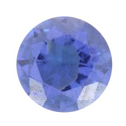 3mm Zirconium Oxide Round Cabochon - Tanzanite x1|raw }}