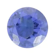 3mm Zirconium Oxide Round Cabochon - Tanzanite x1