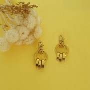 14x2mm 316L Stainless Steel Open jump Rings - Gold Tone x6