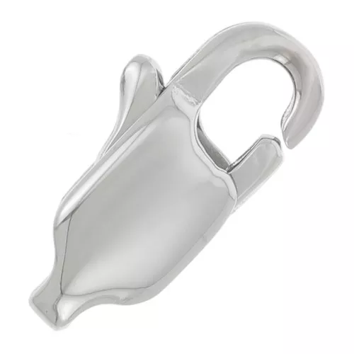 11 mm long snap hooks - 316L stainless steel x10