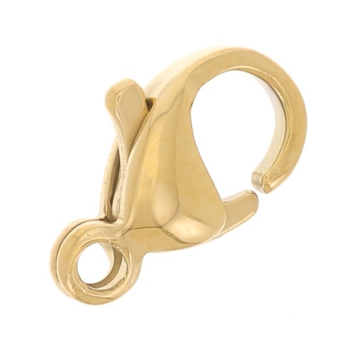 9mm Lobster Clasps - 304L Stainless Steel - Gold Tone x100
