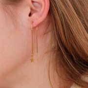 Stainless steel 304 Venetian mesh earthreads 38 + 43mm - Gold Tone x20