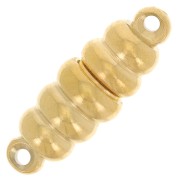 20x7mm Stainless steel 304 Magnetic clasp - Gold Tone x1