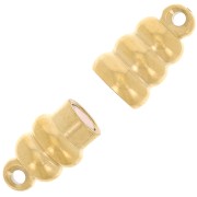 20x7mm Stainless steel 304 Magnetic clasp - Gold Tone x1