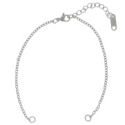 18cm (7.5") Stainless steel 304 Bracelet for spacer - cable mesh x1|raw }}