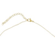 1.2mm Stainless steel 316L cable mesh choker - Gold x48cm