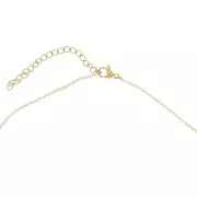 1.2mm Stainless steel 316L cable mesh choker - Gold x48cm