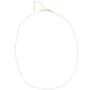 Paloma 0.9 mm Chain Necklace - Gold-Plated 304 Stainless Steel x 48 cm