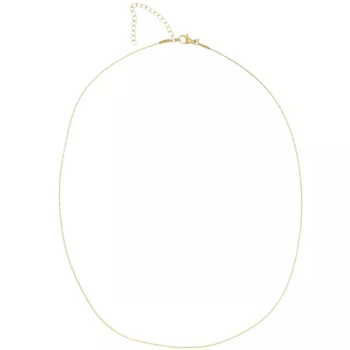 Paloma 0.9 mm Chain Necklace - Gold-Plated 304 Stainless Steel x 48 cm