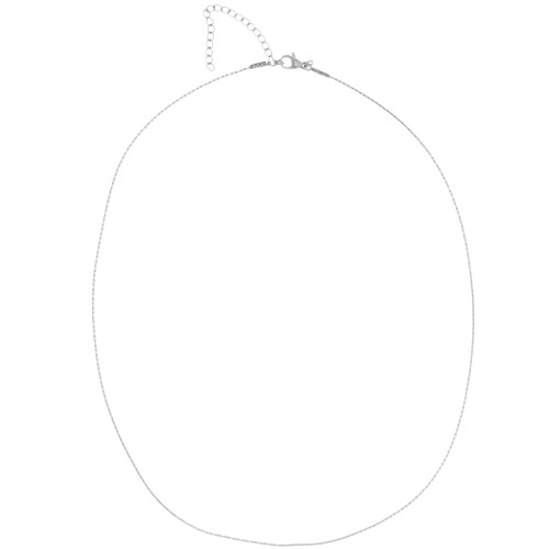 0.9mm Stainless steel 316L Paloma mesh choker x48cm