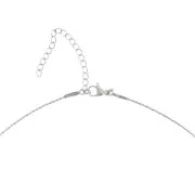 0.9mm Stainless steel 316L Paloma mesh choker x48cm