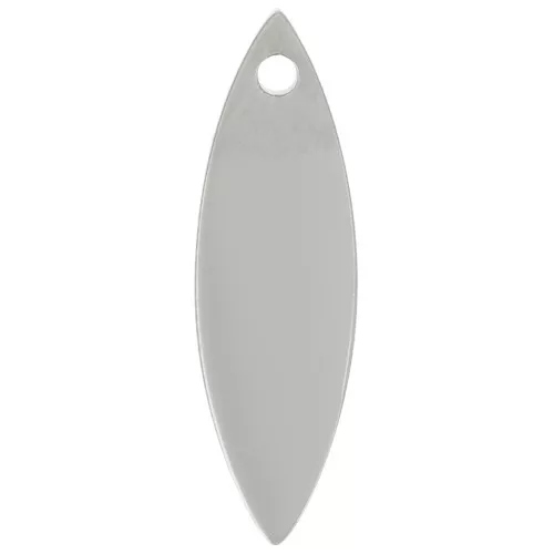 16x5mm - 316L Stainless Steel navette Charm x1