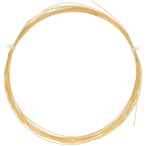Flexible round wire 0.5 mm - Stainless steel 304L Gold x5m