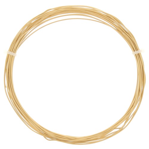 0.8mm 304L Stainless Steel Round Flexible Wire - Gold Tone x4m
