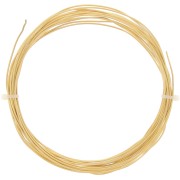 1mm 304L Stainless Steel Round Flexible Wire - Gold Tone x5m