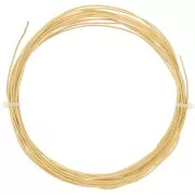 1mm 304L Stainless Steel Round Flexible Wire - Gold Tone x5m