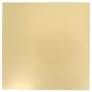 Brass plate 200x200 mm - thickness 0.6 mm - Brass x1