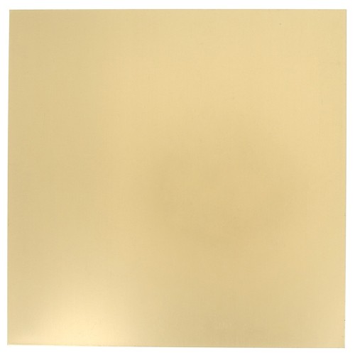 Brass plate 200x200 mm - thickness 0.6 mm - Brass x1