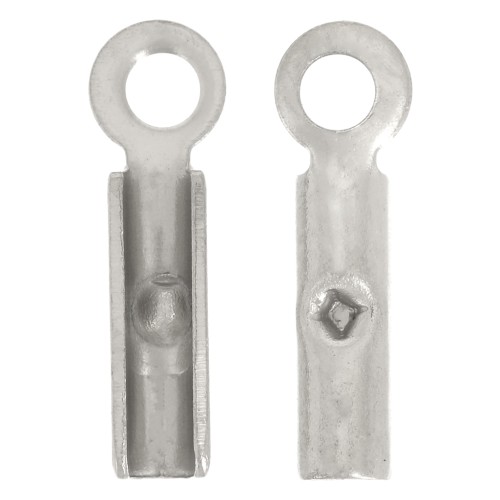 304 stainless steel crimp ends for 1mm cord x4