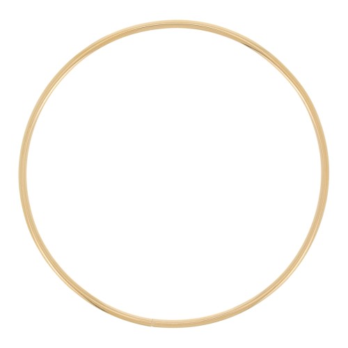 59mm 304L stainless steel smooth bracelet - Small wrist - gold x1