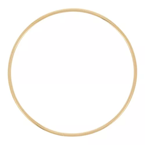 59mm 304L stainless steel smooth bracelet - Small wrist - gold x1