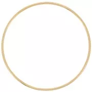 65mm 304L stainless steel Smooth jonc bracelet - Gold x1