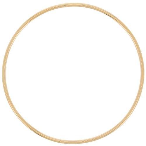 65mm 304L stainless steel Smooth jonc bracelet - Gold x1