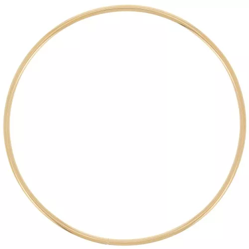 65mm 304L stainless steel Smooth jonc bracelet - Gold x1