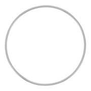 59mm 304L stainless steel Smooth jonc bracelet x1|raw }}