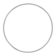 59mm 304L stainless steel Smooth jonc bracelet x1