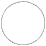 65mm 304L stainless steel Smooth jonc bracelet x1