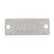 13x5mm 316L stainless steel Rectangular spacer - Amour x1
